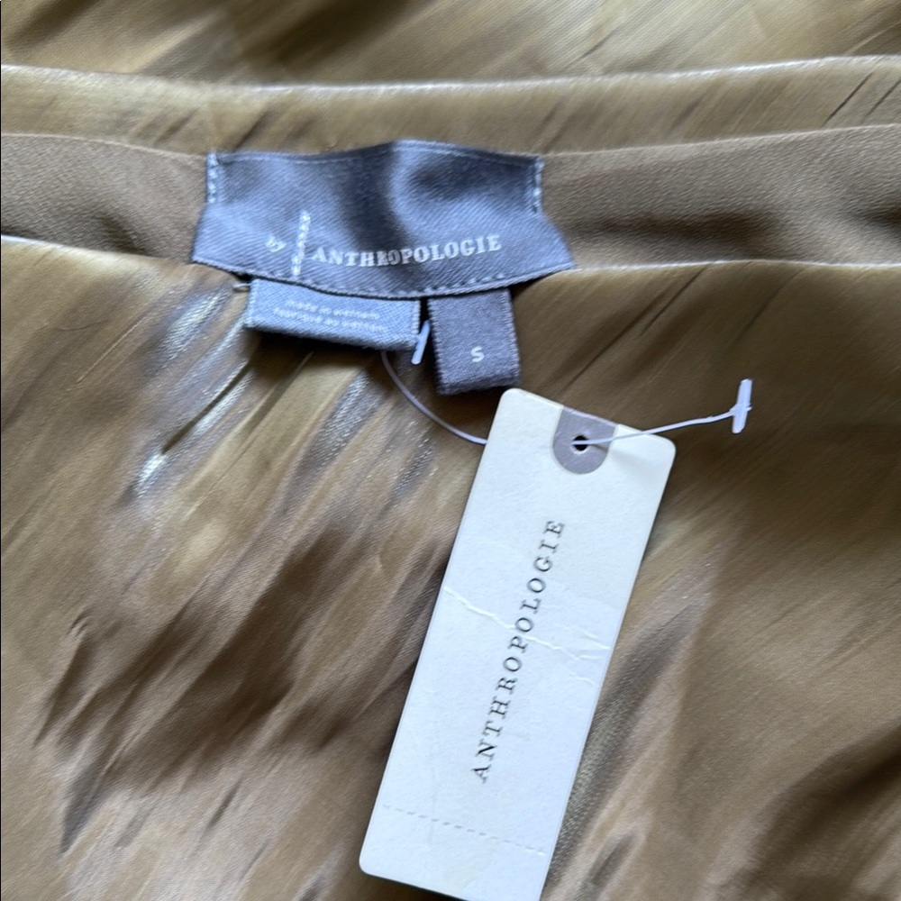 Anthropologie Liquid Shine Bias - Cut Skirt Size Small NWT - Picture 2 of 3
